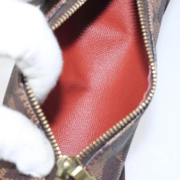 LOUIS VUITTON Damier Ebene Papillon Pouch LV Auth 130401 - Picture 11 of 16